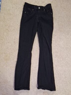 Black Women's Stretch Flare Pants